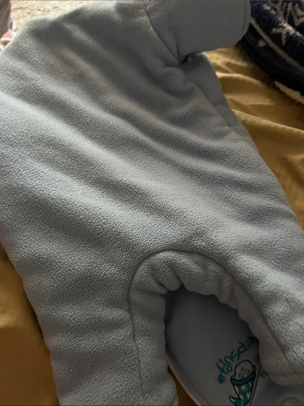 Baby Merlin’s Magic SleepSuits Light blue size 3-6 months.